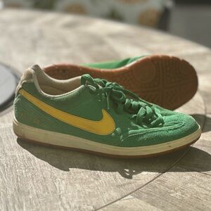 Nike Green and Orange Sneakers